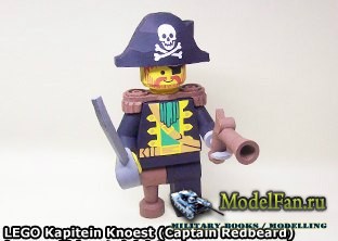 LEGO Kapitein Knoest (Captain Redbeard)