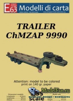 Modelli Di Carta 63 - Trailer ChMZAP 9990 (-9990)