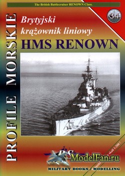 Profile Morskie 34 - British Battlecruiser HMS Renown