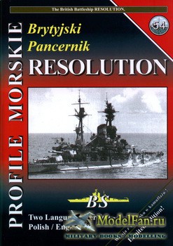 Profile Morskie 54 - Brytyjski Pancernik Resolution