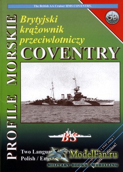 Profile Morskie 59 - The British Aa Cruiser HMS Coventry
