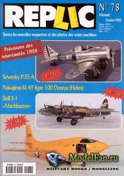 Replic 78 (1998) - Seversky P-35, Nakajima Ki-49, Bell X-1