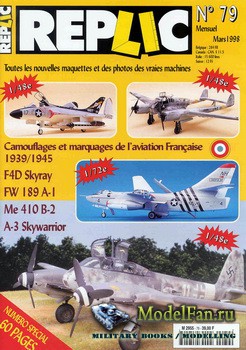 Replic 79 (1998) - F4D Skyray, FW-189 A-1, Me-410, A-3 Skywarrior