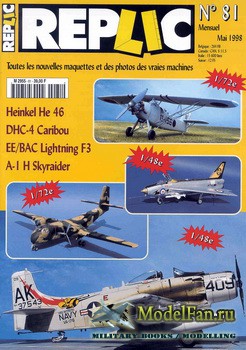 Replic 81 (1998) - Heinkel He 46, DHC-4 Caribou, EE-BAC Lightning