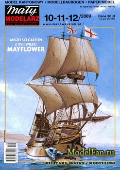Maly Modelarz 10-11-12 (2009) - Galeon z XVII wieku Mayflower