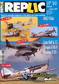 Replic 98 (1999) - A6M2 Rufe, Ta 152, Mosquito B Mk IV, Devoitine D-501