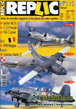 Replic 115 (2001) - Spitfire Mk IXc, C-123, F4U-7