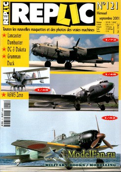 Replic №121 (2001) - Lancaster Dambuster, DC-3, Grumman Duck, A6M5 Zero