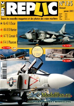 Replic №125 (2002) - Ki-43 I Oscar, A-8B Harrier, A-7E Corsair II, F-4J Phamtom II