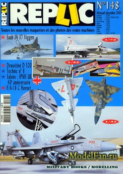 Replic 148 (2003) - JA-37 Viggen, F-18 Hornet, Dewoitine D-520