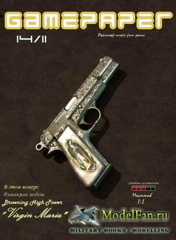 Browning High Power GP 35 "Virgin Maria" (GamePaper)