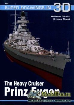 Super Drawings in 3D 16017 - The Heavy Cruiser Prinz Eugen