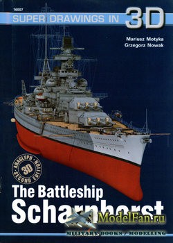 Super Drawings in 3D 16007 - The Battleship Scharnhorst
