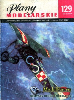 Plany Modelarskie №129 (1/1986) - Fokker DVII-DVIII