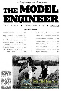 Model Engineer Vol.81 No.2009 (9 November 1939)