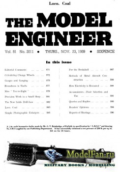 Model Engineer Vol.81 No.2011 (23 November 1939)