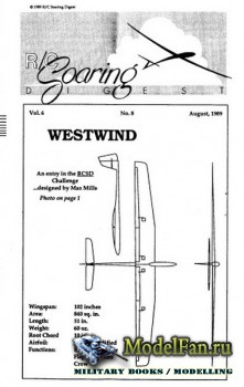 Radio Controlled Soaring Digest Vol.6 No.8 (August 1989)