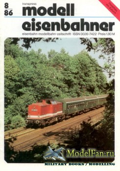 Modell Eisenbahner 8/1986
