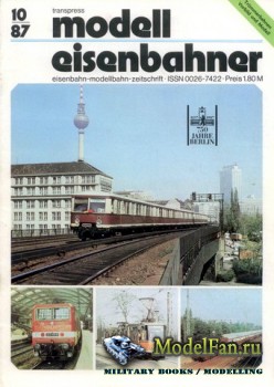 Modell Eisenbahner 10/1987