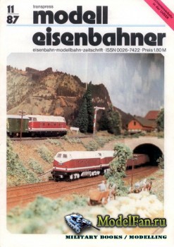 Modell Eisenbahner 11/1987