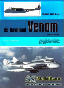 Warpaint 44 - De Havilland Venom & Sea Venom