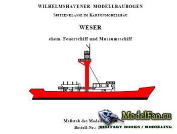 Wilhelmshavener Modellbaubogen 1097 - Weser