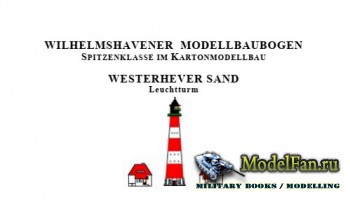 Wilhelmshavener Modellbaubogen 1099 - Westerhever Sand