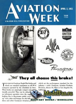 Aviation Week & Space Technology - Volume 54 Number 14 (2 April 1951)