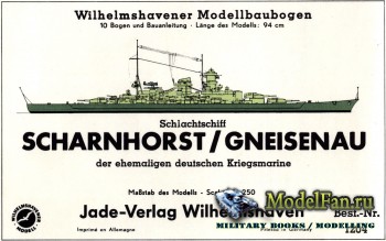 Wilhelmshavener Modellbaubogen 1204 - Scharnhorst