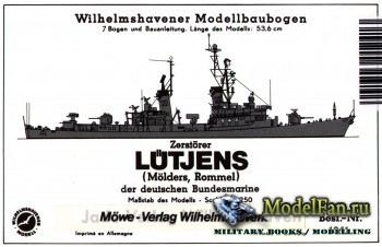 Wilhelmshavener Modellbaubogen 1241 - Lutjens