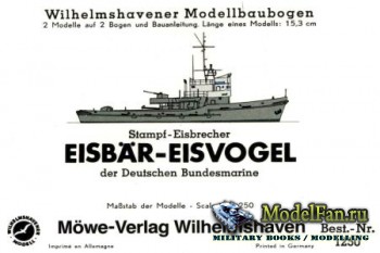 Wilhelmshavener Modellbaubogen 1250 - Eisbar-Eisvogel