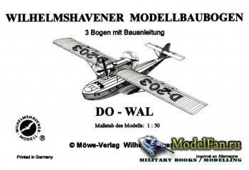 Wilhelmshavener Modellbaubogen 1519 - Dornier Do-Wal