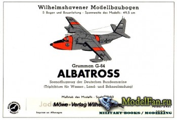 Wilhelmshavener Modellbaubogen 1603 - Grumman G-64 Albatross